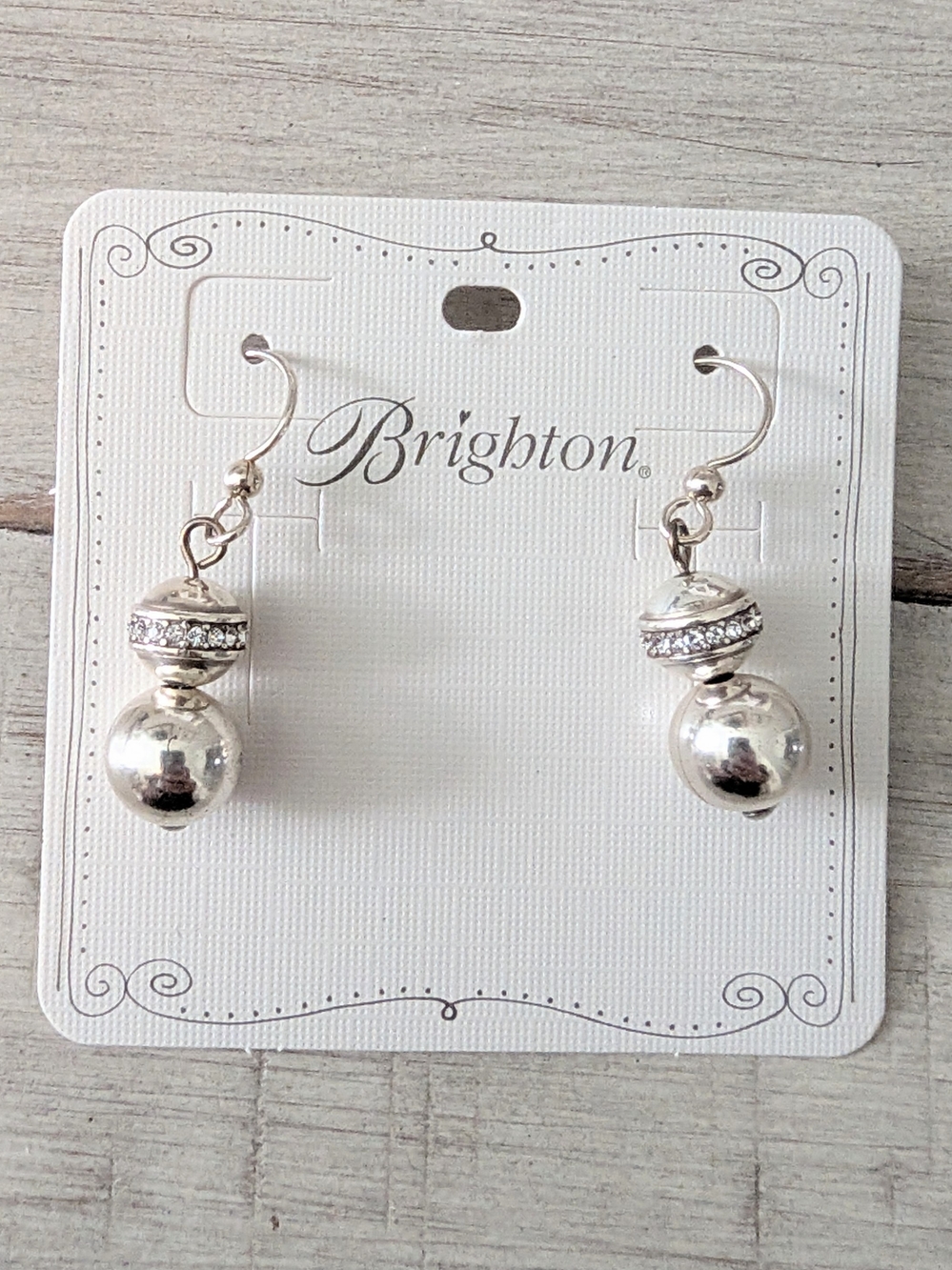 Brighton Meridian Bead Earrings Silver